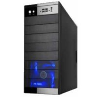 CAIXA HALFMMAN - ACHILLES BLACK (500W SILENT) - E-SATA+4*USB NOVO REF.: AC09A-BK/BK01