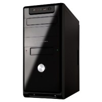 CAIXA HALFMMAN PURE BLACK PIANO C/FONTE 500W SILENT - NEW REF.: PU11A-BK/BK
